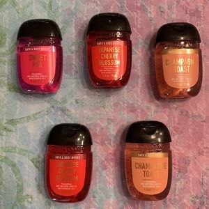 Bath & Body Works PocketBac - set of 5 - see list